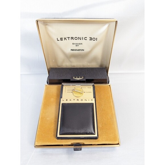 Vintage REMINGTON LEKTRONIC 301 Shaver with Case - Picture 2 of 9